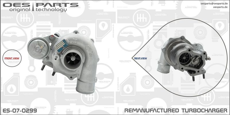 OES PARTS Компрессор, наддув ES-07-0299